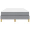 vidaXL Krevet s opruga kutije Svijetlo siva 120 x 190 cm tkanina