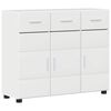 vidaXL Kreveta FLORIN 88,5 x 30,5 x 73 cm Visoki sjaj bijela