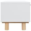 vidaXL Stolić za kavu bijeli 80x40x30 cm konstruirano drvo i borovina