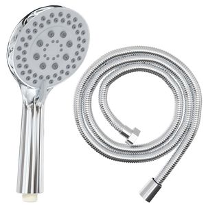 vidaXL Set glave tu&scaron;a Krom 150 cm Nehrđajući čelik