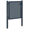 vidaXL Vrata za ogradu antracit 102 x 75 cm čelik
