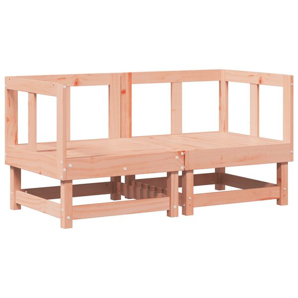 vidaXL Kutne sofe s jastucima 2 kom od masivnog drva duglazije