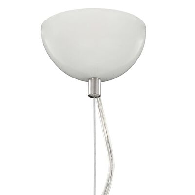 vidaXL Viseća svjetiljka bijelo-srebrna Ø 50 cm E27