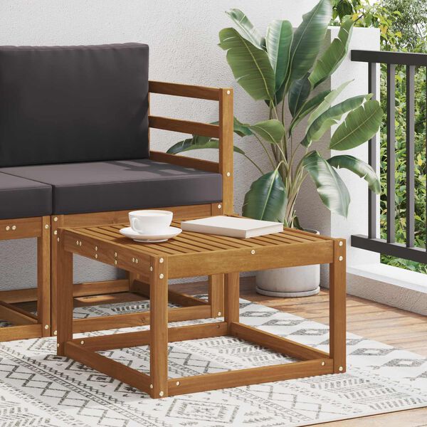 vidaXL Vanjski stol Čvrsto drvo akacije Prirodna 59 x 59 x 37 cm