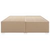 vidaXL Okvir za krevet boja cappuccina 200x200 cm od umjetne kože