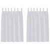 vidaXL Voile zavjesa 2 kom. Svijetlo siva 140 x 140 cm Poliester
