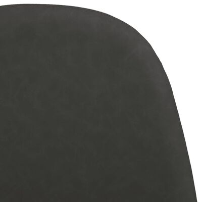 vidaXL Blagovaonske stolice 2 kom 45x53,5x83 cm crne od umjetne kože