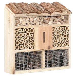 vidaXL Kućica za insekte 30 x 10 x 30 cm od jelovine