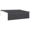 vidaXL Povlačivi tende Antracit 450 &times; 300 cm Poliester i aluminij