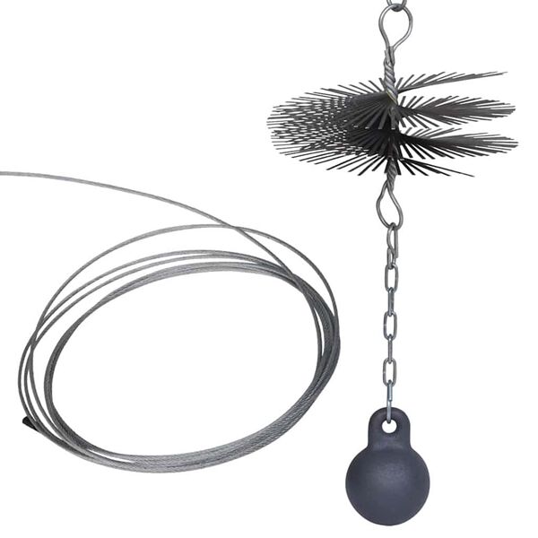 Okrugla četka za dimnjak dijametrom 20 cm