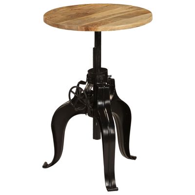 vidaXL Barski stol od masivnog drva manga 60 x (76 - 110) cm
