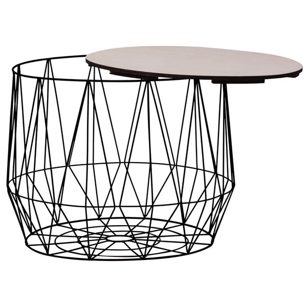 vidaXL Stolići za kavu 2 kom crni