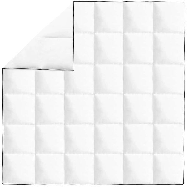 vidaXL Zimski poplun od perja 200 x 200 cm