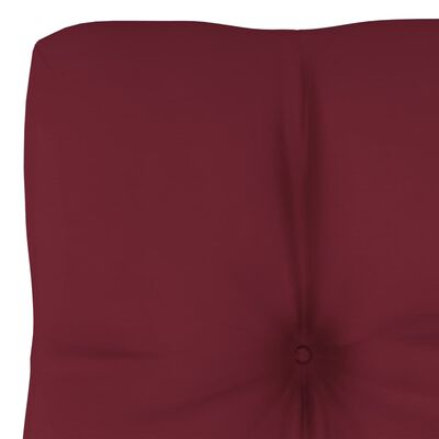 vidaXL Jastuk za sofu od paleta crvena boja vina 50 x 40 x 10 cm