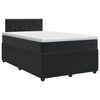 vidaXL Boxspring krevet s madracem Crna 120 x 190 cm Bar&scaron;un