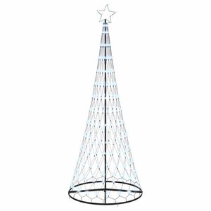 vidaXL LED božićno drvce Hladna bijela 250 cm Metal