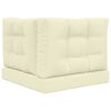vidaXL Jastuk za vanjsku sofU 3 pcs Krema Poliester