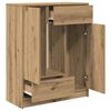 vidaXL Komoda s ladicama i vratima artisan hrast 73x31x90 cm