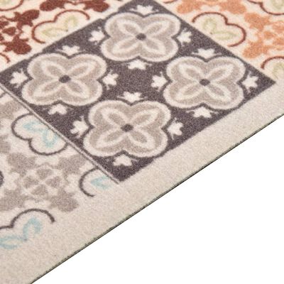 vidaXL Kuhinjski tepih sa šarenim mozaikom perivi 60 x 180 cm