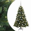 vidaXL Umjetno božićno drvce s kuglicom 120 cm 150 LED lampica