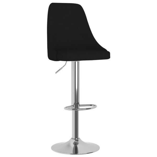 vidaXL Barski stolci od tkanine 2 kom crnitamno