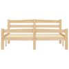 vidaXL Okvir za krevet od masivne borovine 140 x 200 cm