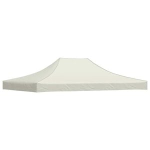 vidaXL Krov za &scaron;ator za zabave 4 x 3 m krem 270 g/m&sup2;