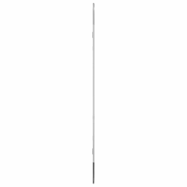 vidaXL Zidno ogledalo srebrno 90x40 cm ovalno