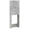 vidaXL Kabinetska WC EDE Betonska siva 66 x 25,5 x 190 cm