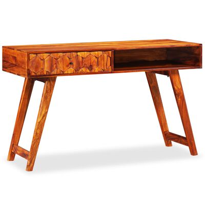 vidaXL Pisaći stol od masivnog drva šišama 118 x 50 x 76 cm