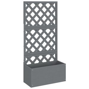vidaXL Sadilica s re&scaron;etkom siva 65 x 33 x 135 cm WPC