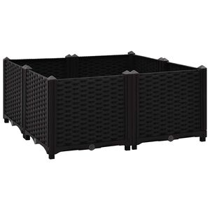 vidaXL Povi&scaron;ena gredica 80 x 80 x 38 cm od polipropilena
