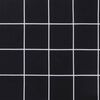 vidaXL Jastuci za vrtnu klupu crni karirani 2 kom 150x50x7 cm tkanina