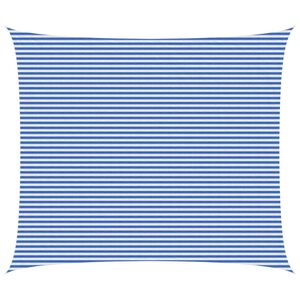 vidaXL Jedrilica za sunčevu sjenu Plava i bijela 6 x 8 m HDPE