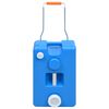 vidaXL Spremnik za vodu na kotačima za kampiranje 25 L plavi
