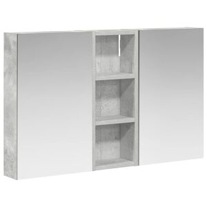 vidaXL Set ormarića za kupaonicu S LED lampica 3 pcs 80 x 10,5 x 50 cm