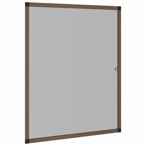 vidaXL Mreža protiv insekata za prozore Smeđa 130 x 150 cm