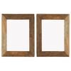 vidaXL Okviri za fotografije 2 kom 34 x 40 cm obnovljeno drvo i staklo