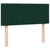 vidaXL Box Spring krevet s madracem tamno zeleni 120x220 cm bar&scaron;un