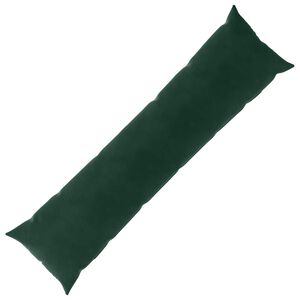 vidaXL Jastuk s jastukom HEERLEN Tamnozelena 40 x 145 cm Bar&scaron;un