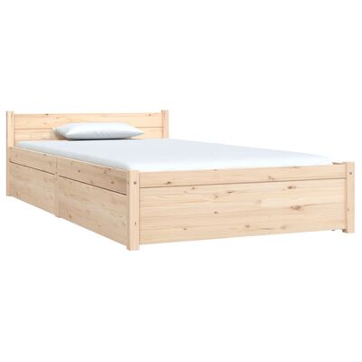 vidaXL Okvir za krevet s ladicama 90 x 190 cm jednokrevetni