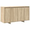 vidaXL Kreveta Sonoma hrast 135 x 41 x 75 cm Konstruirano drvo