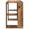 vidaXL Stol s policom Staro drvo 130 x 50.5 x 75 cm Konstruirano drvo