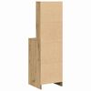 vidaXL Highboard Umjetnički hrast 40 x 40,5 x 135 cm Konstruirano drvo