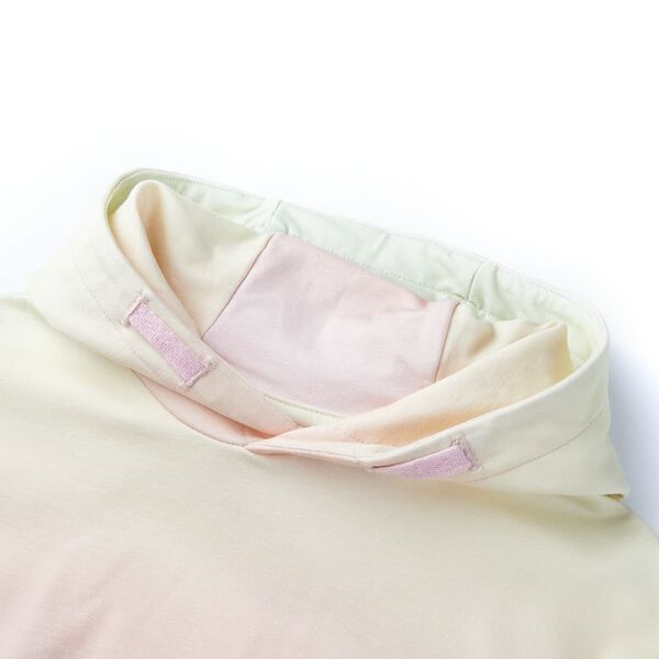 Dječja majica s kapuljačom zvjezdano bijele boje 92