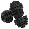 vidaXL Utezi 2 x 15 kg