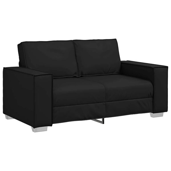 vidaXL Sofa Crna 160 x 78 x 84 cm tkanina