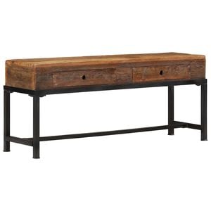 vidaXL TV ormarić 110 x 30 x 46 cm od masivnog obnovljenog drva