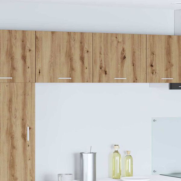 vidaXL Viseći ormarić 2 pcs Umjetnički hrast i bijela 50 x 31 x 40 cm