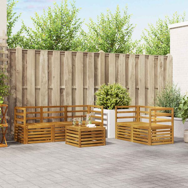 vidaXL Setovi sofa Čvrsto drvo akacije